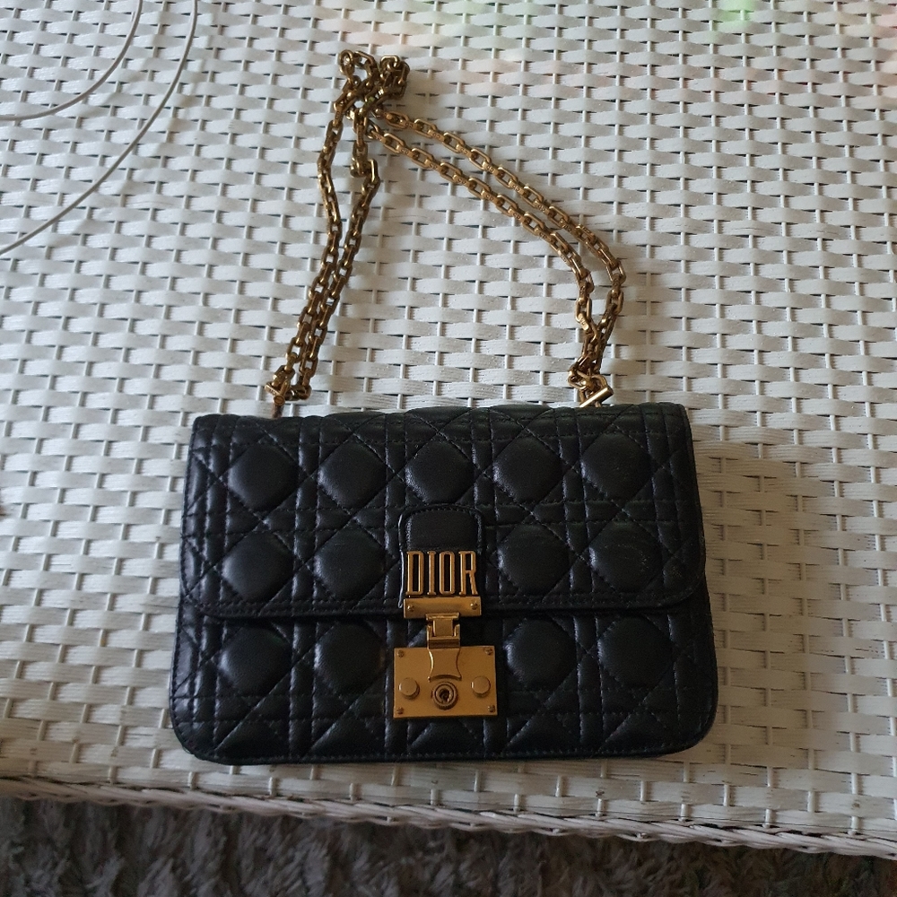 Dior lambskin cannage small